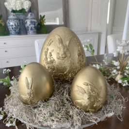 Set of 3 Golden Eggs